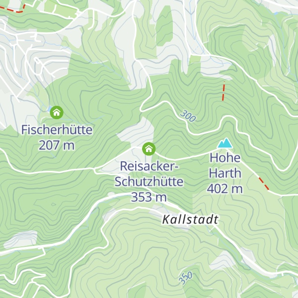 Map of Reisacker-Schutzhütte