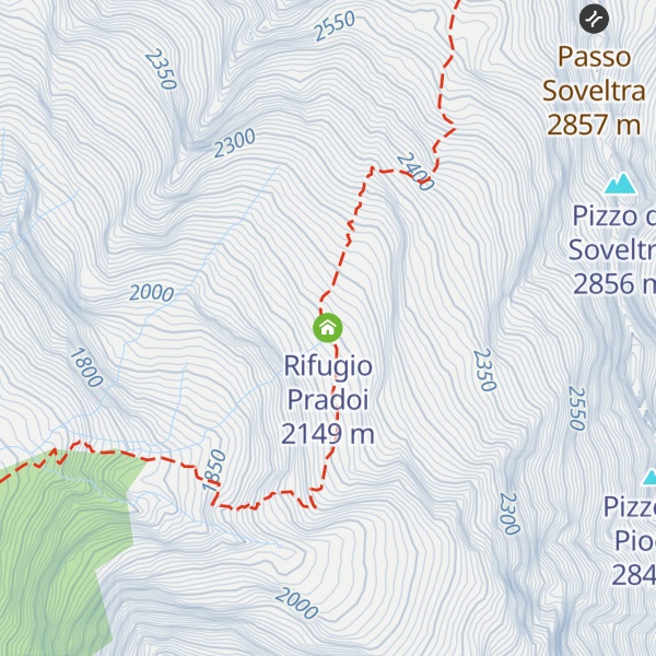 Map of Rifugio Pradoi