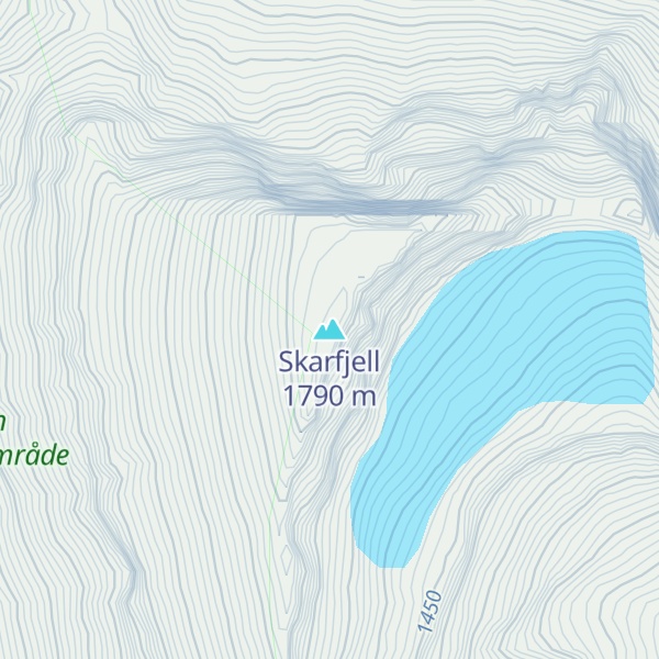 Map of Skarfjell