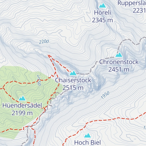 Map of Chaiserstock