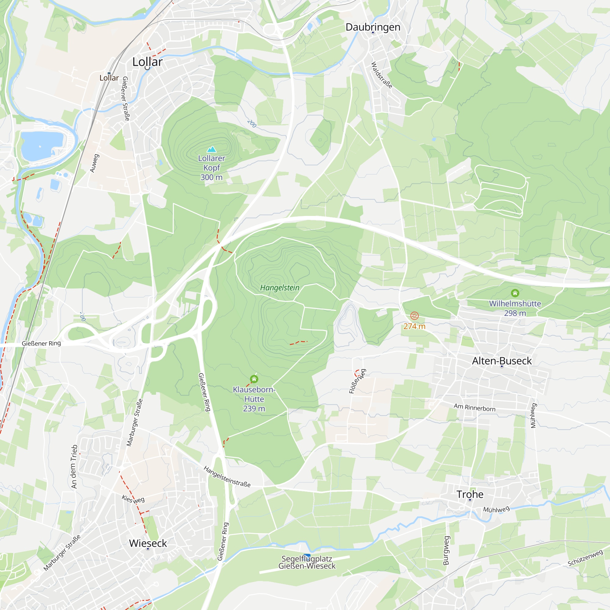 Pflanzgartenhütte map