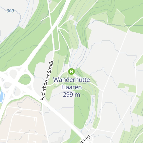 Map of Wanderhütte Haaren