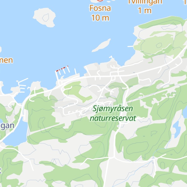 Map of Skålhusberget