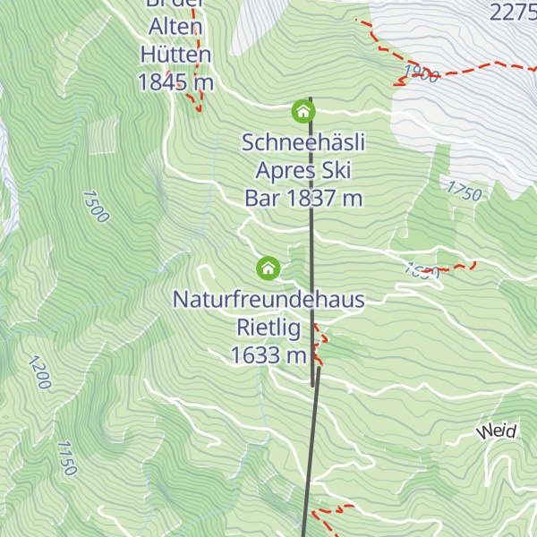 Map of Naturfreundehaus Rietlig