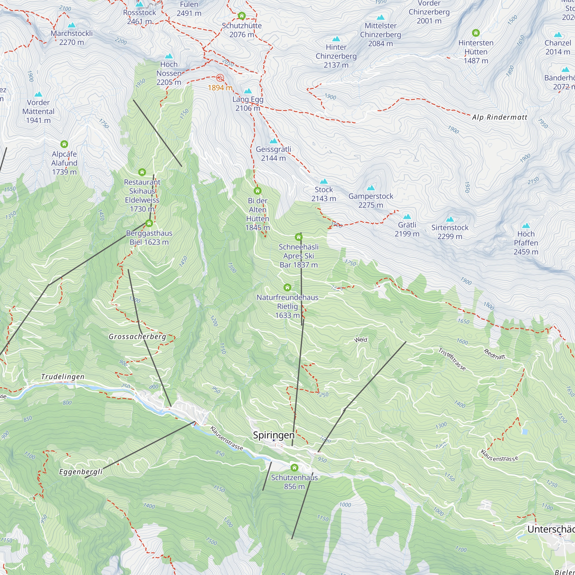 Naturfreundehaus Rietlig map