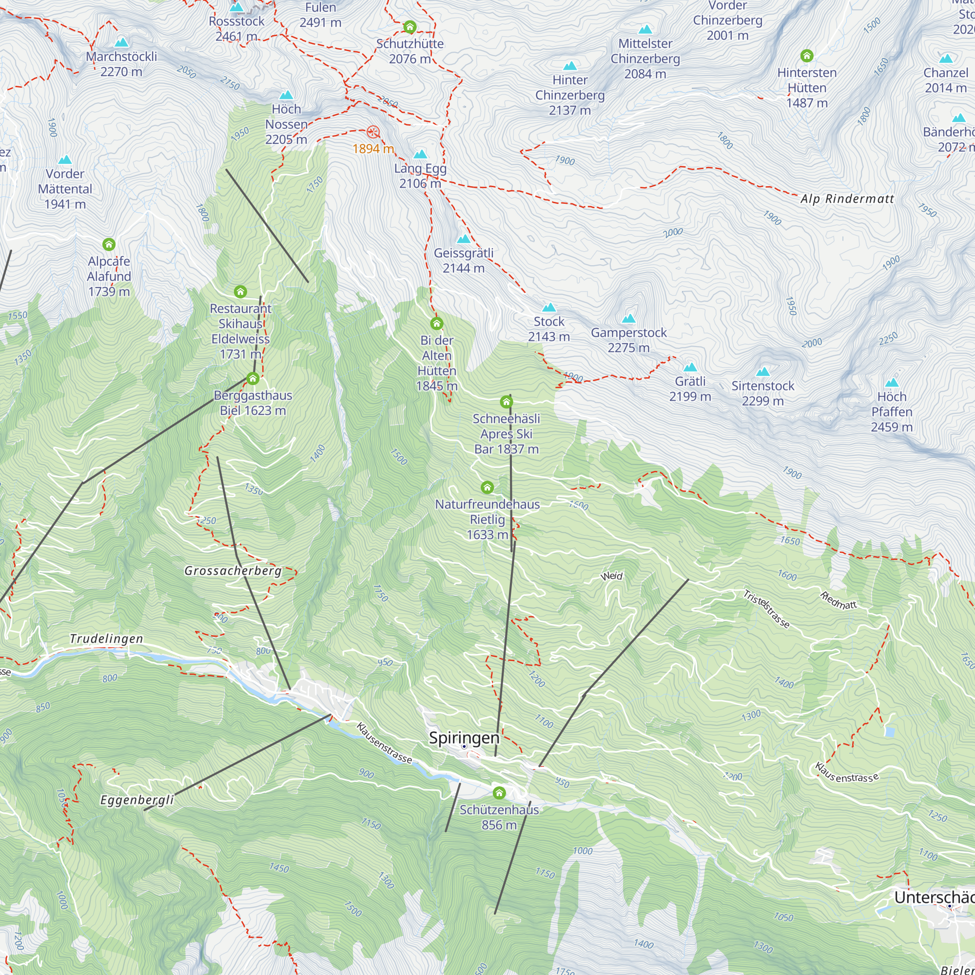 Naturfreundehaus Rietlig map