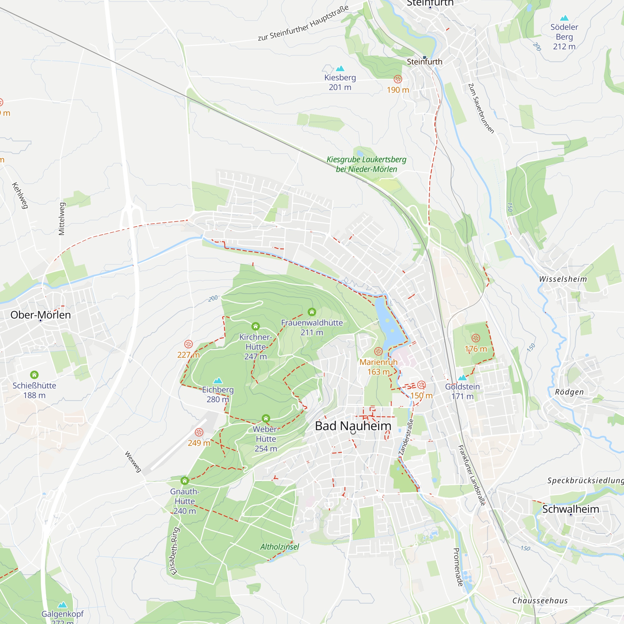 Frauenwaldhütte map