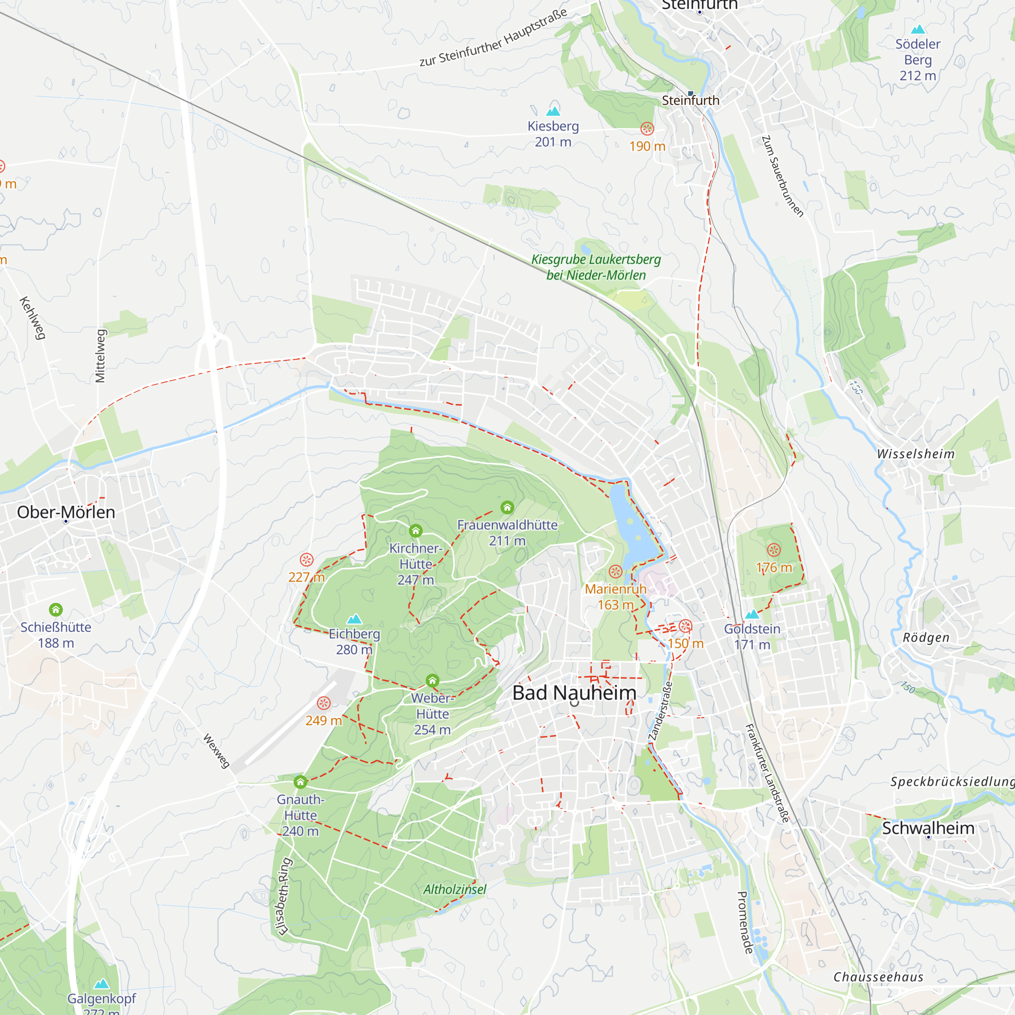 Frauenwaldhütte map