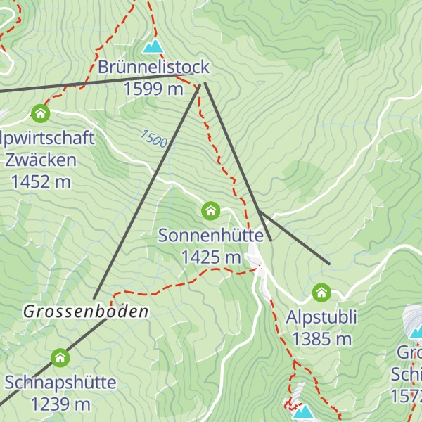 Map of Sonnenhütte