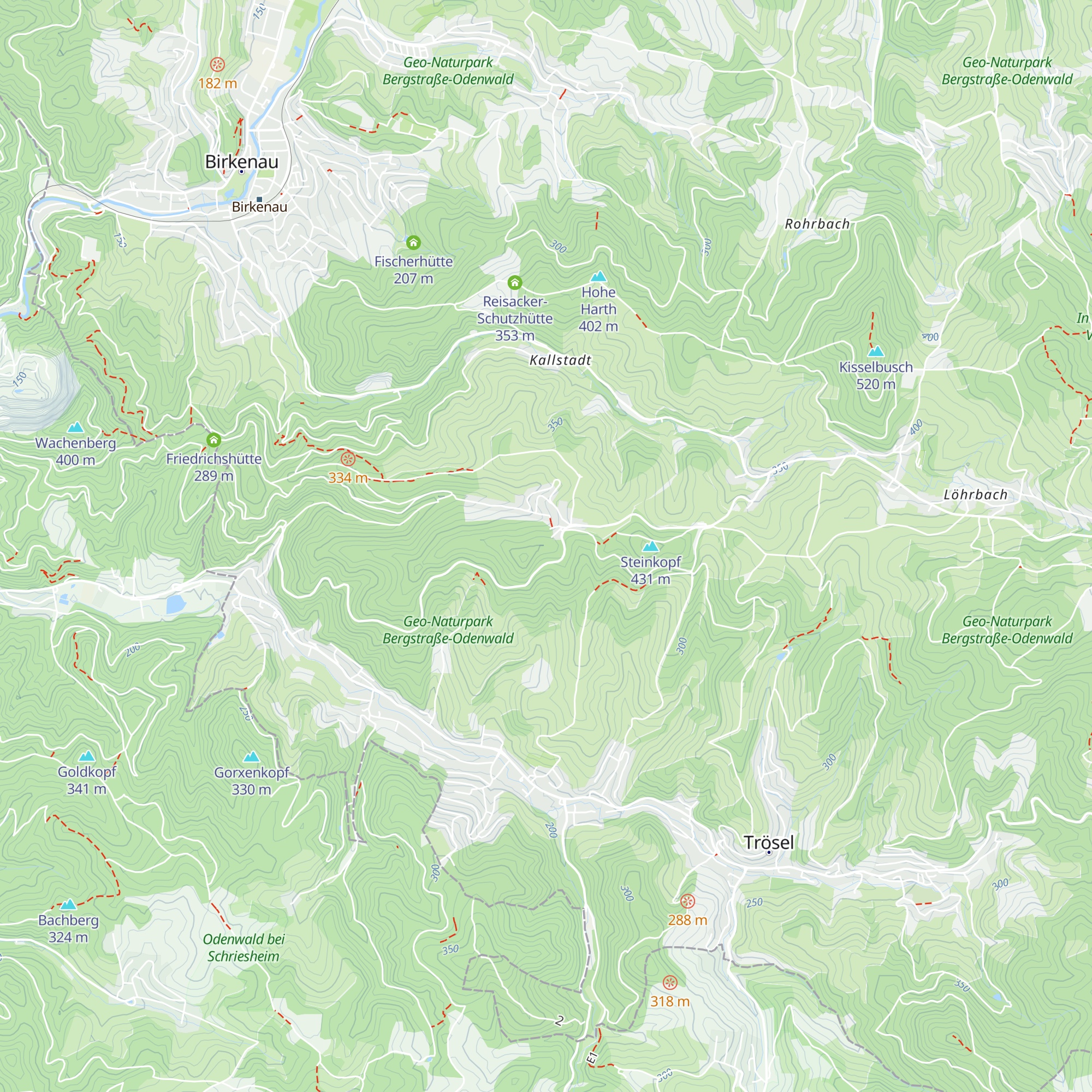 Martinshütte map