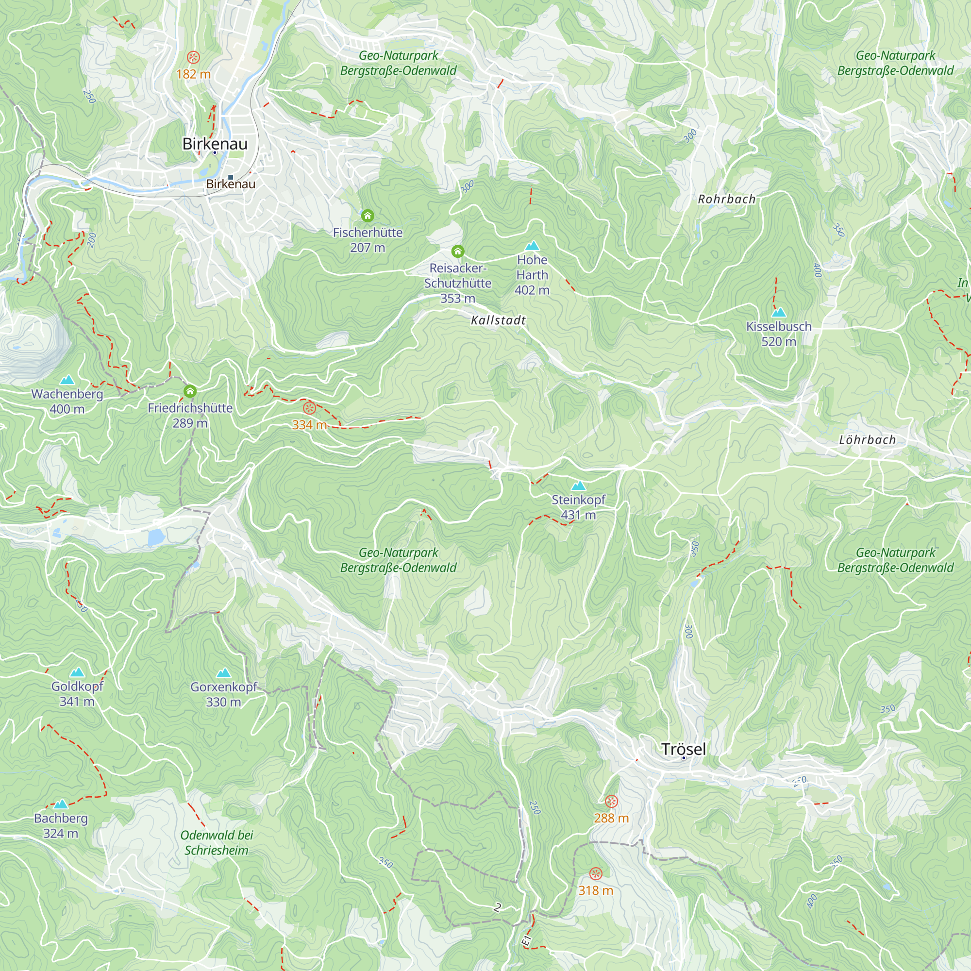 Martinshütte map