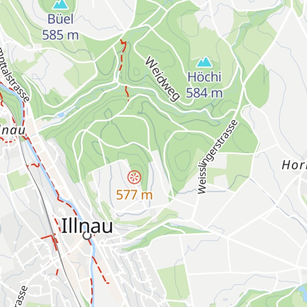 Map of Waldhütte Cheibenriet