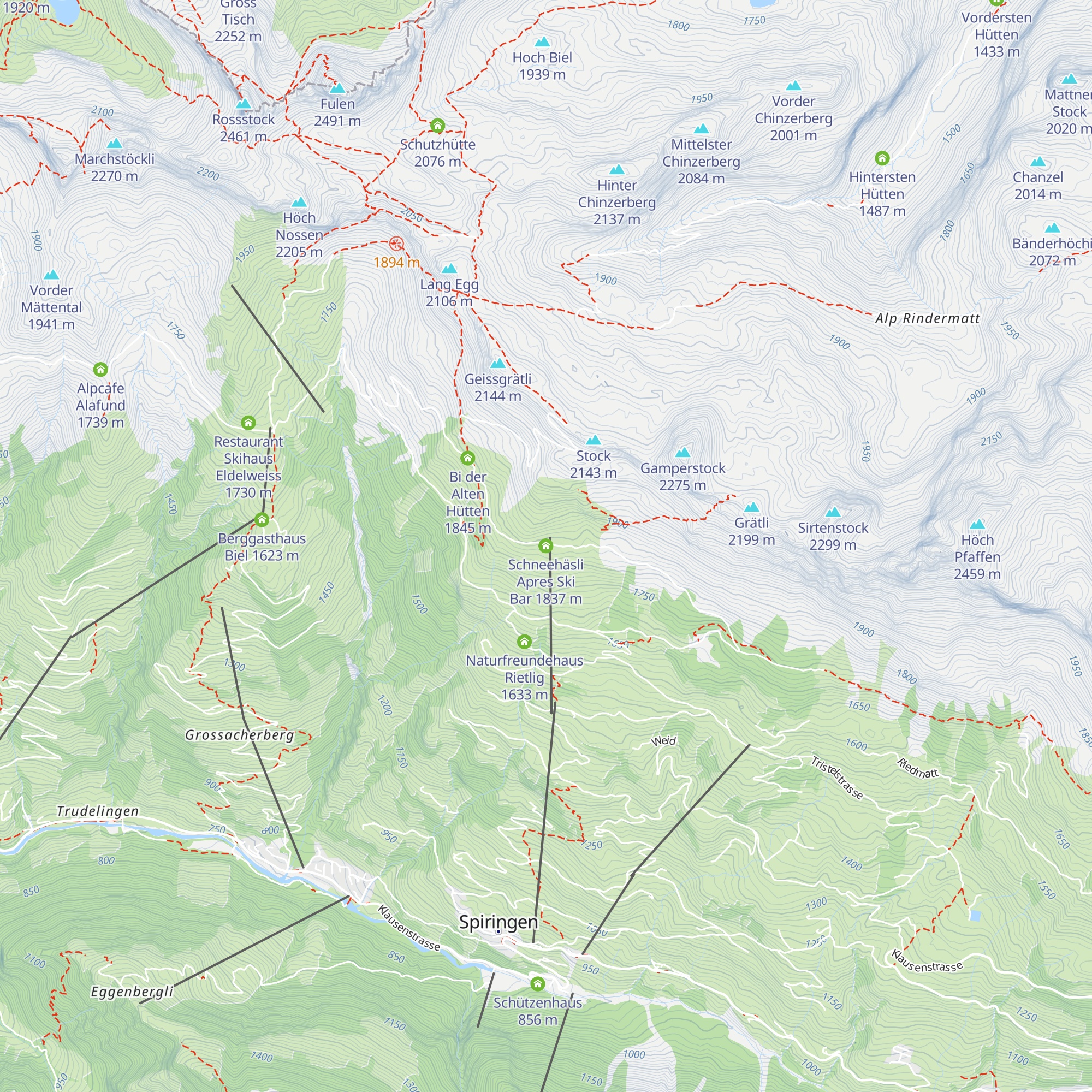 Schneehäsli Apres Ski Bar map