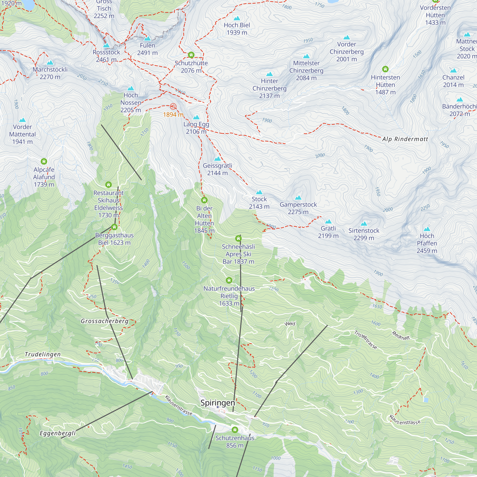 Schneehäsli Apres Ski Bar map