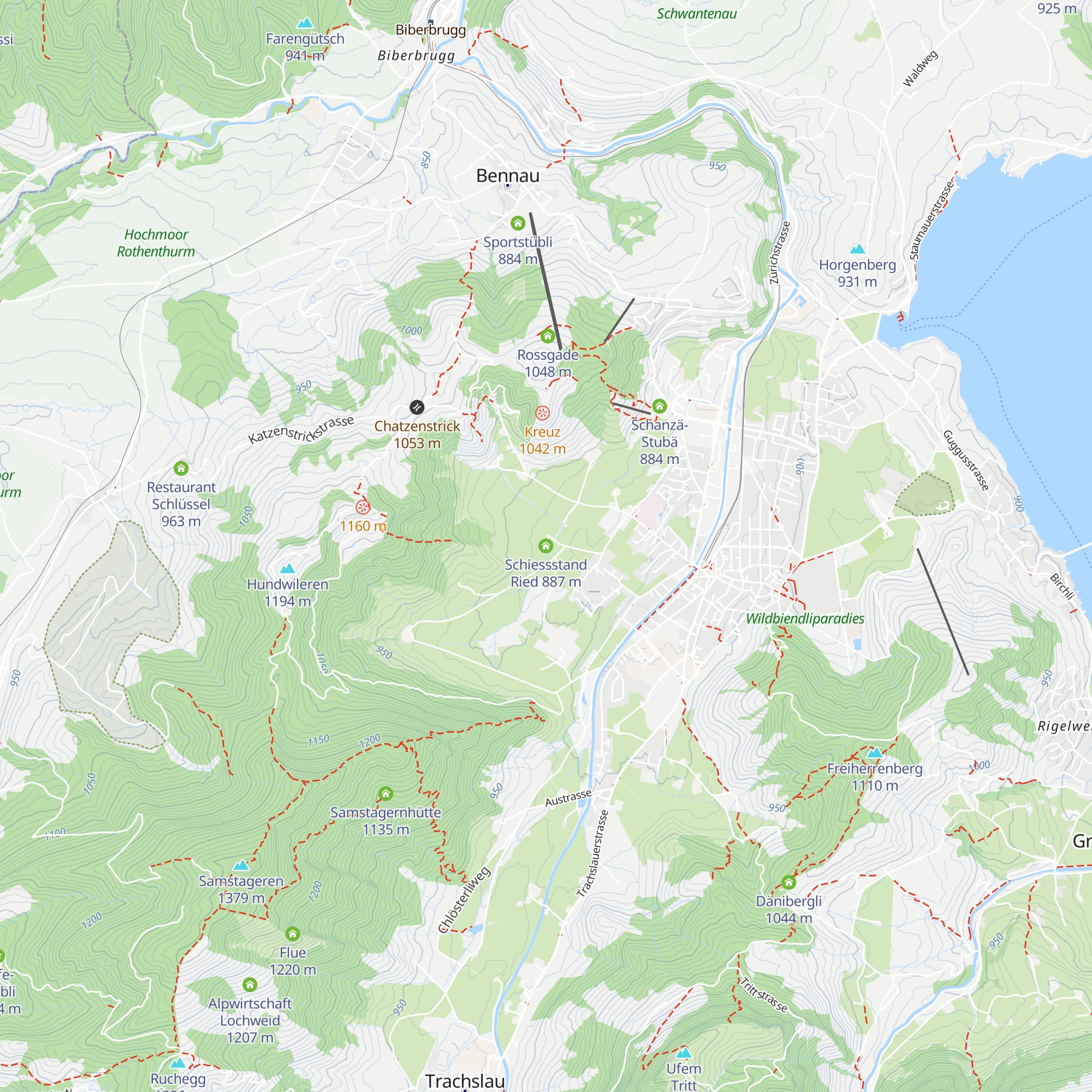 Schiessstand Ried map