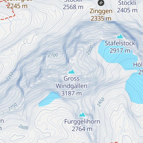 Map of Gross Windgällen