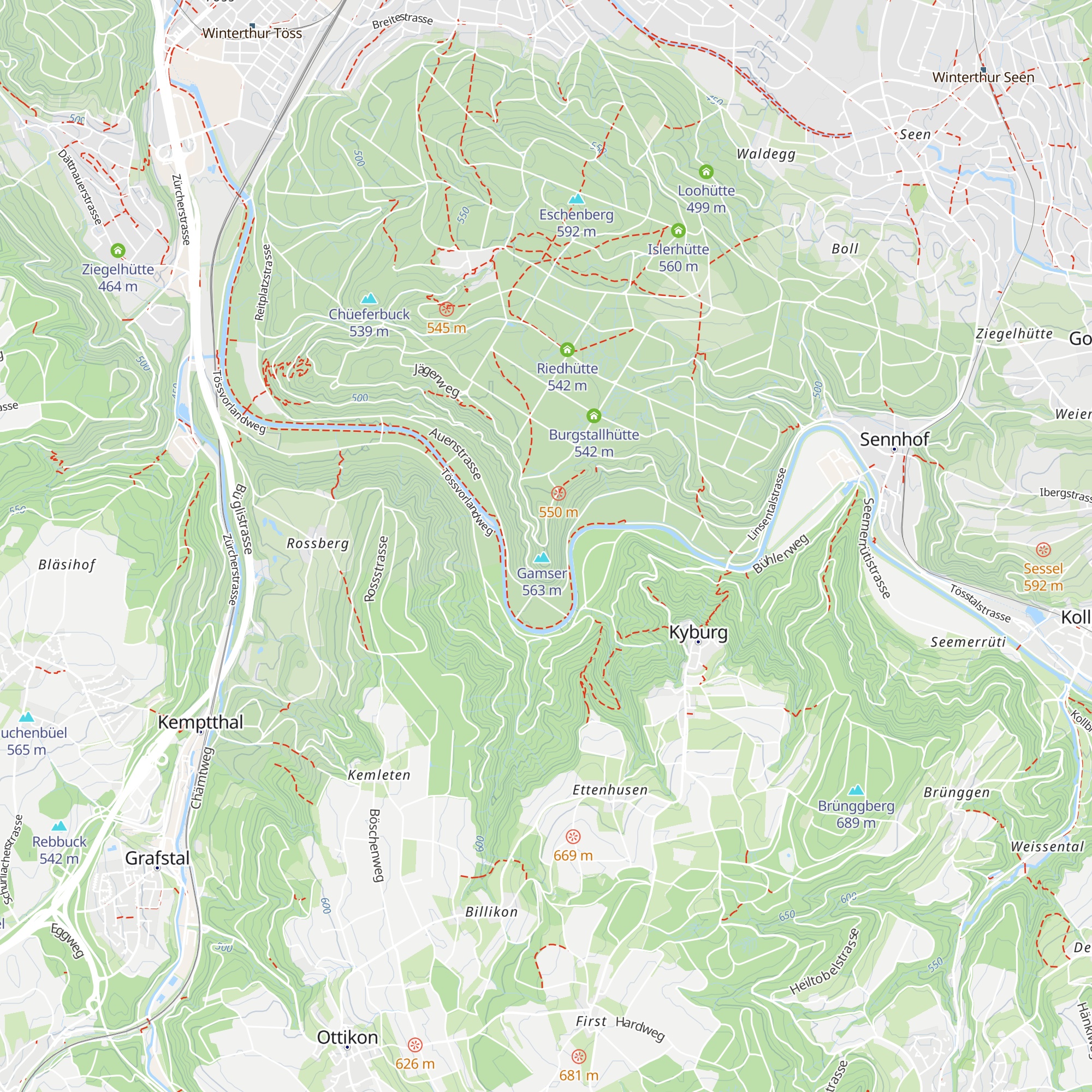 Gamserhütte map