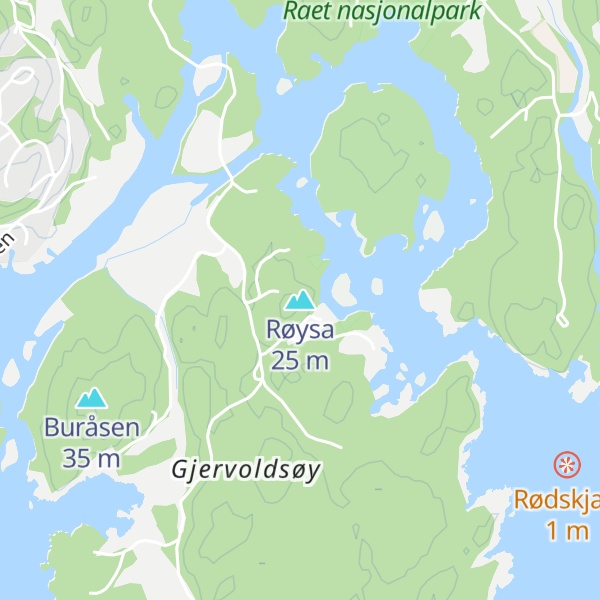Map of Røysa