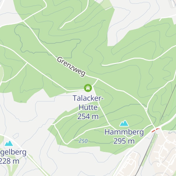 Map of Talacker-Hütte