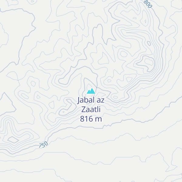 Map of Jabal az Zaatli