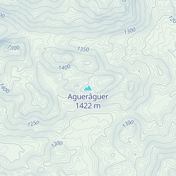 Map of Aguerâguer