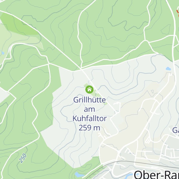 Map of Grillhütte am Kuhfalltor