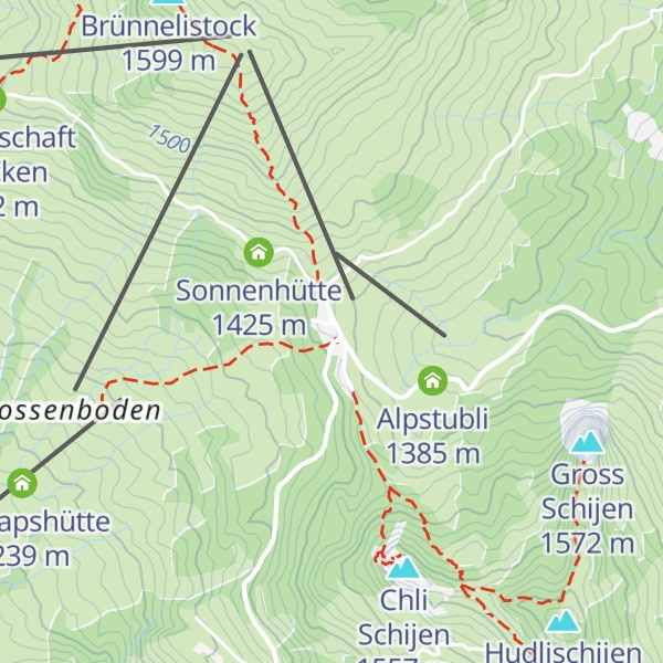 Map of Passhöhe Ibergeregg
