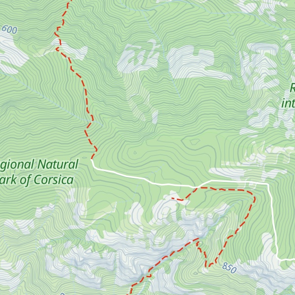 Map of Capo Betta