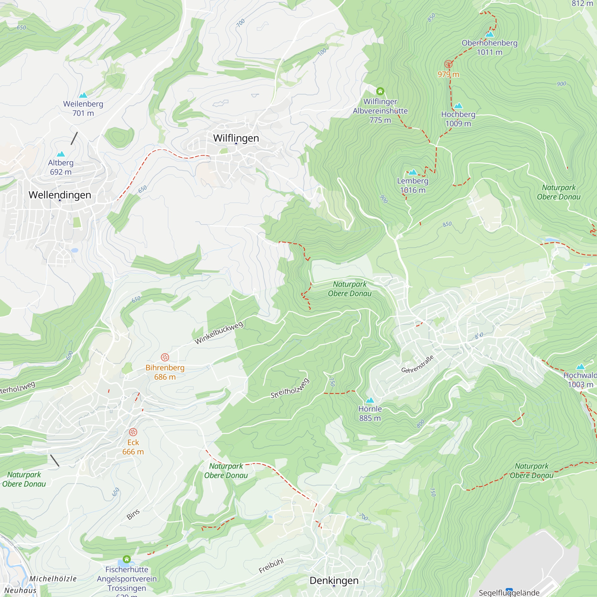Albvereinhütte map