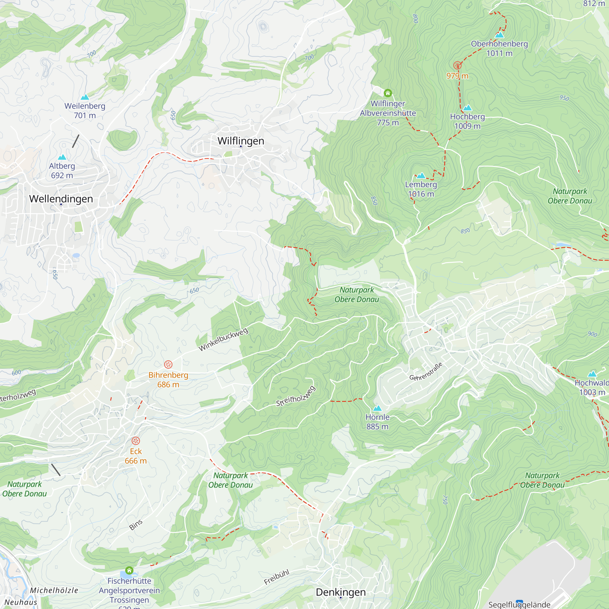 Albvereinhütte map
