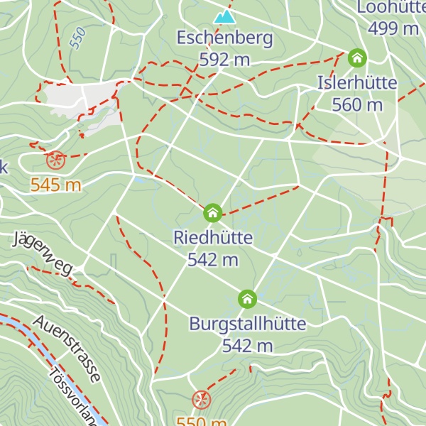 Map of Riedhütte