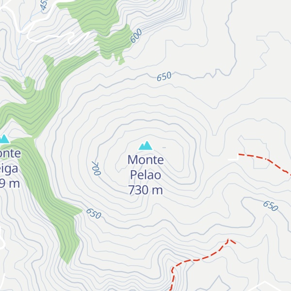 Map of Monte Pelao