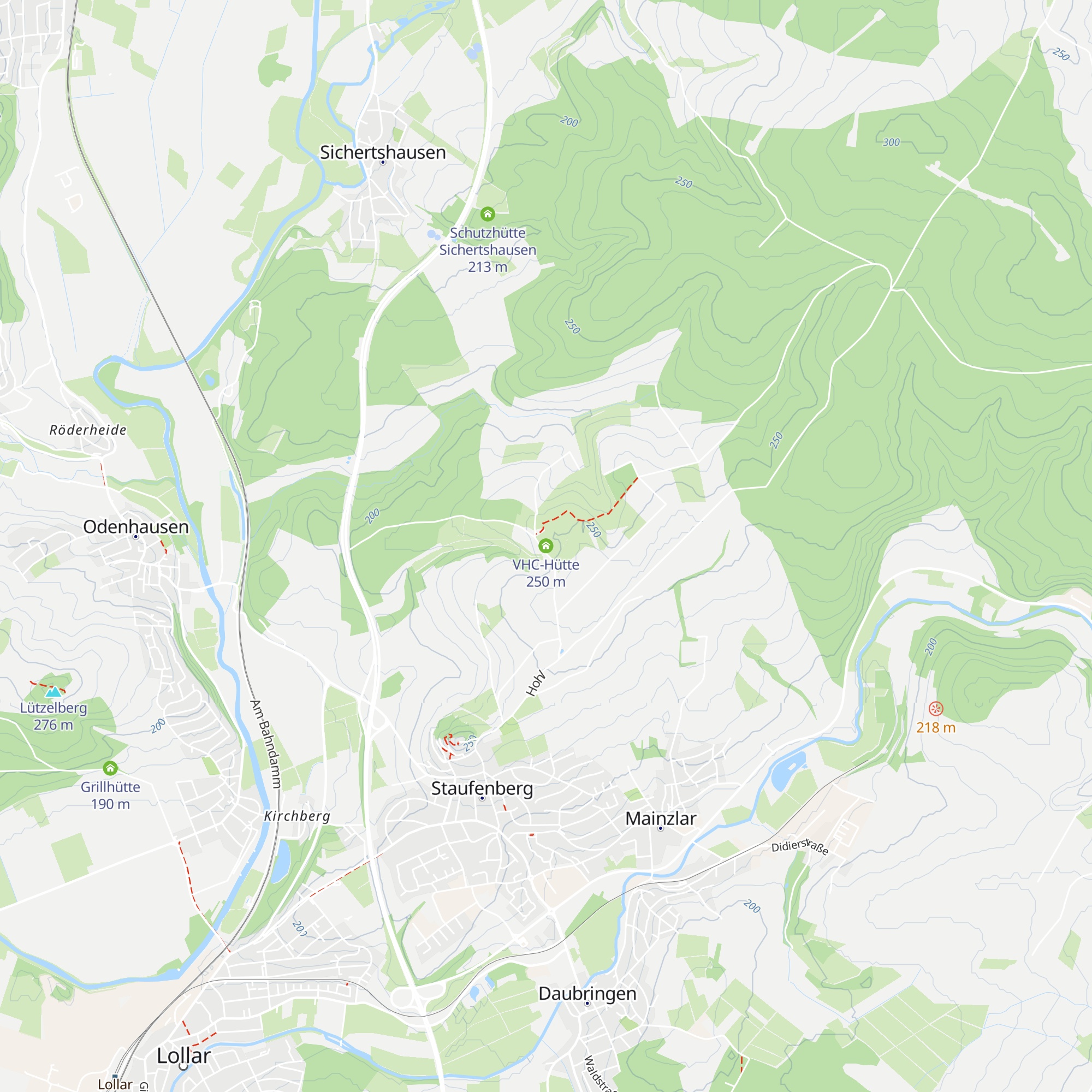 VHC-Hütte map