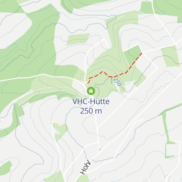 Map of VHC-Hütte