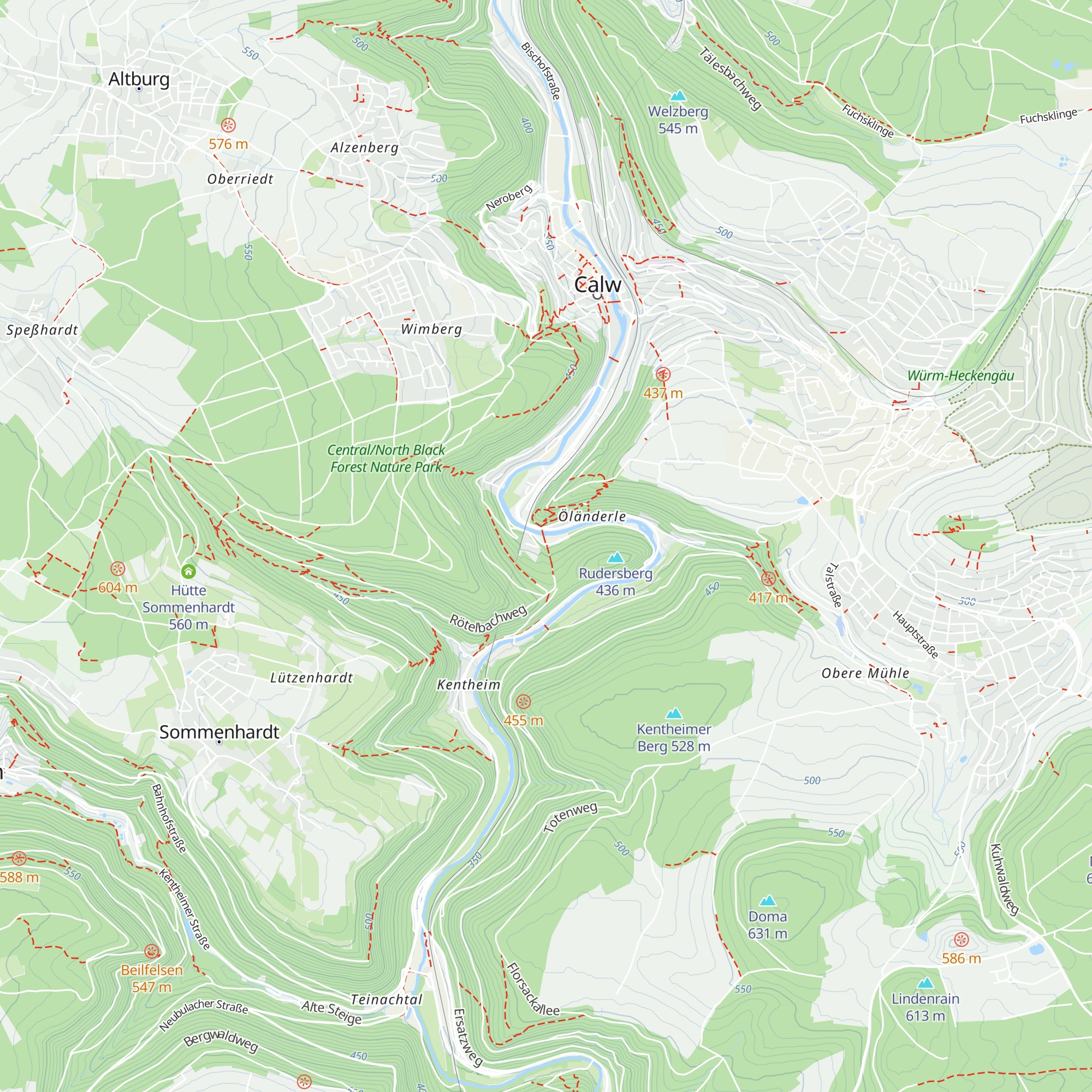 Hermann-Braun-Hütte map