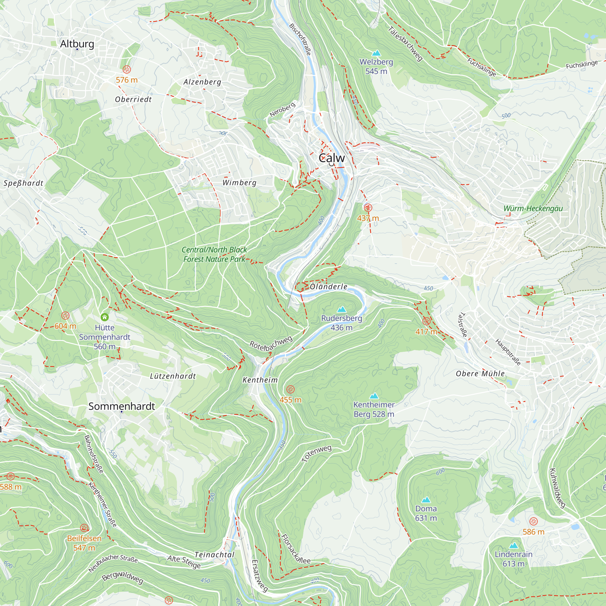 Hermann-Braun-Hütte map