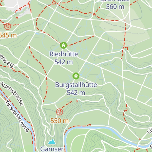 Map of Burgstallhütte