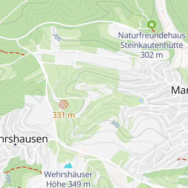 Map of Gartenvereinshütte