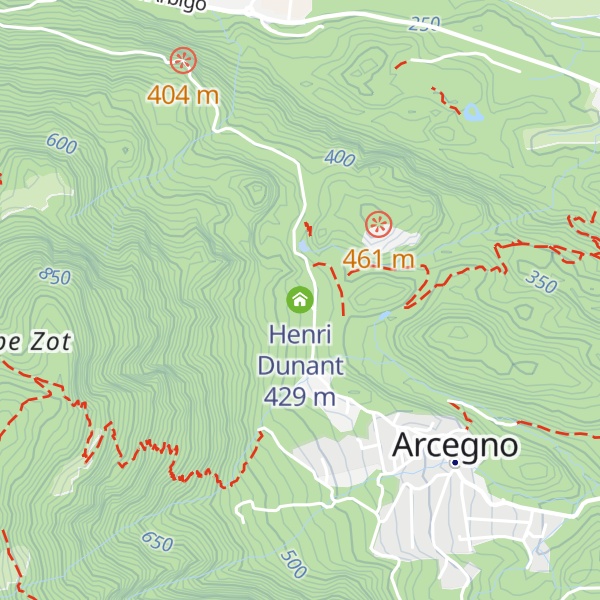 Map of Henri Dunant
