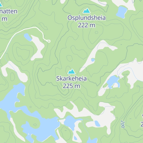 Map of Skarkeheia