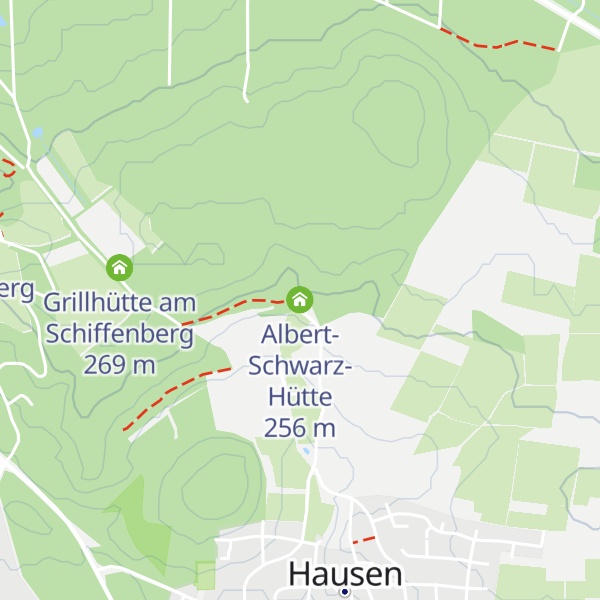 Map of Albert-Schwarz-Hütte