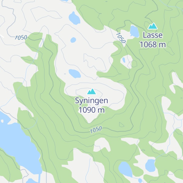 Map of Syningen