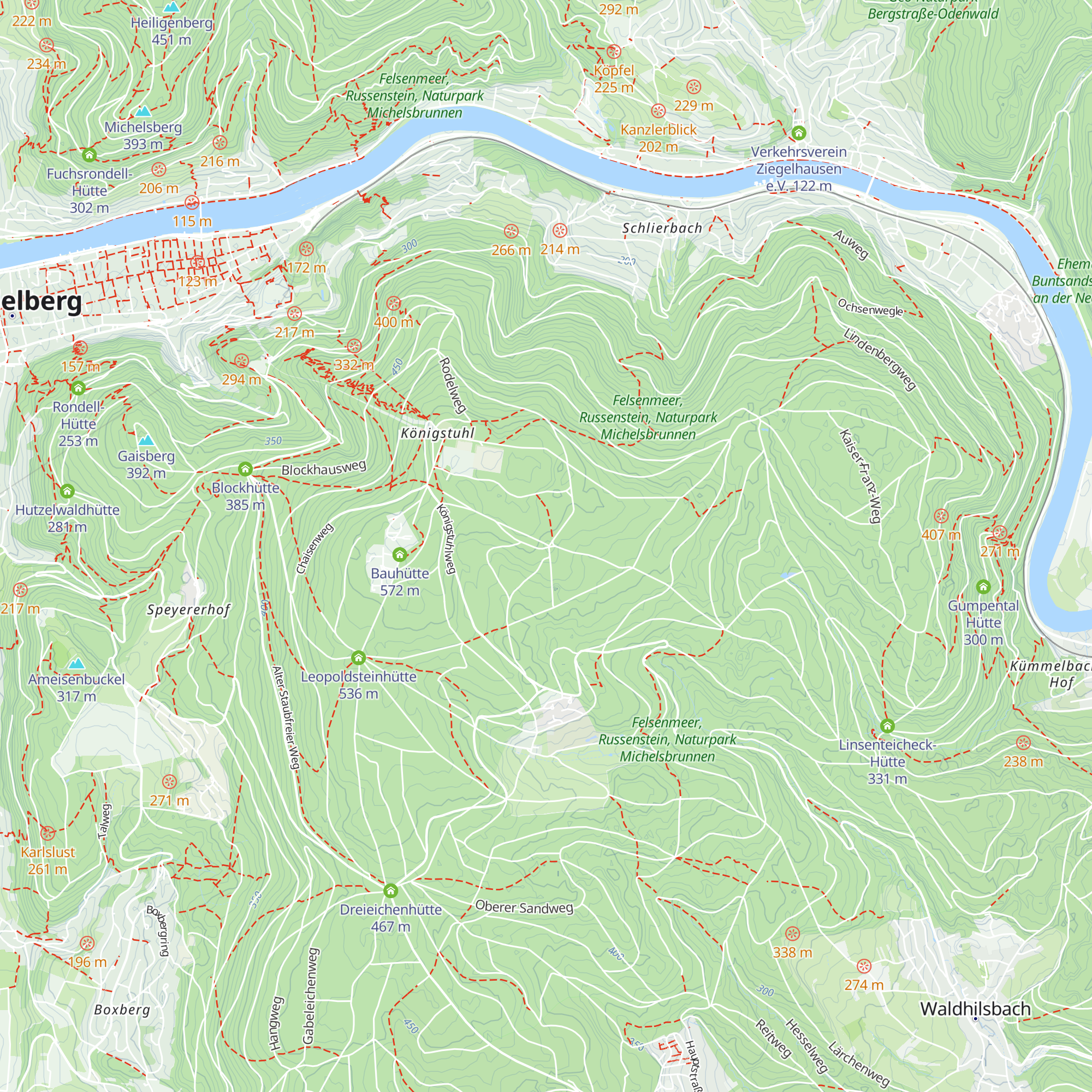 Kaltteichhütte map
