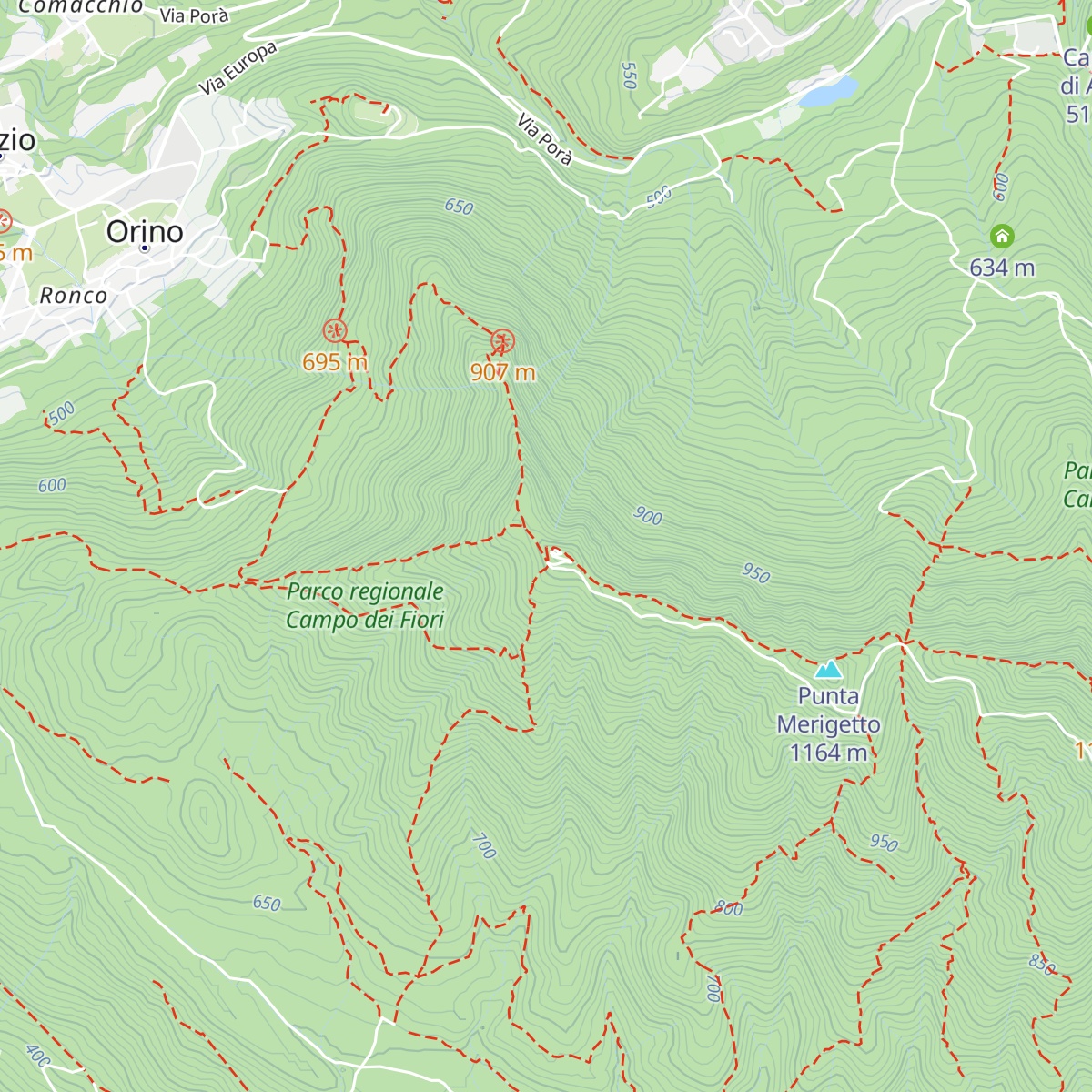 Rifugio Militare del Forte di Orino map