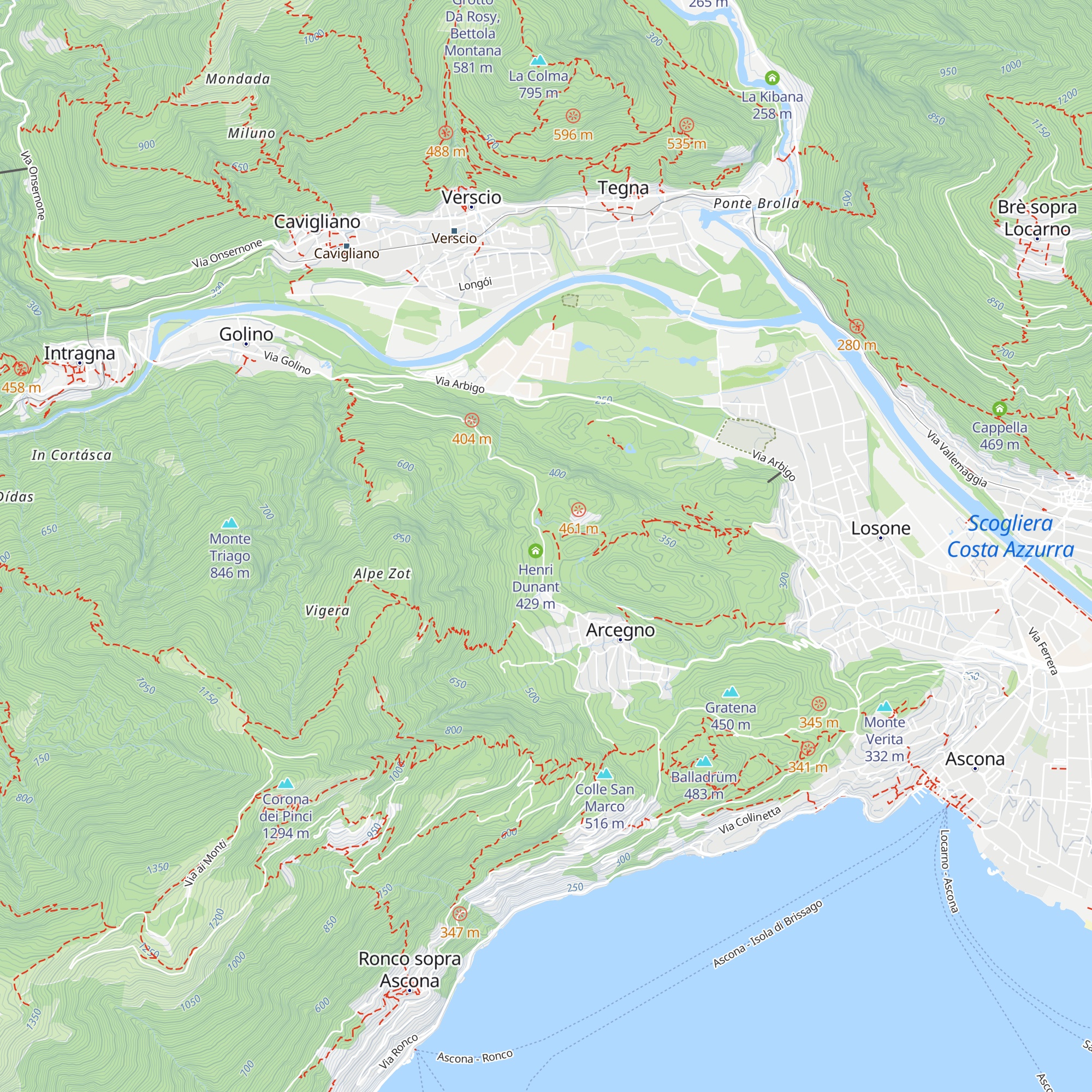 Generale Guisan map