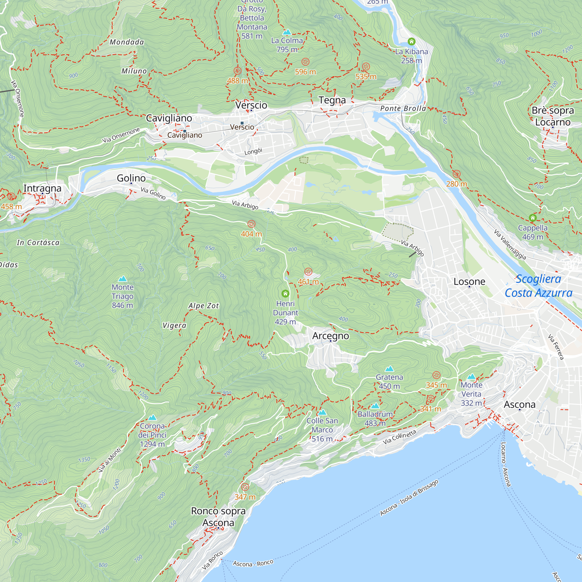 Generale Guisan map