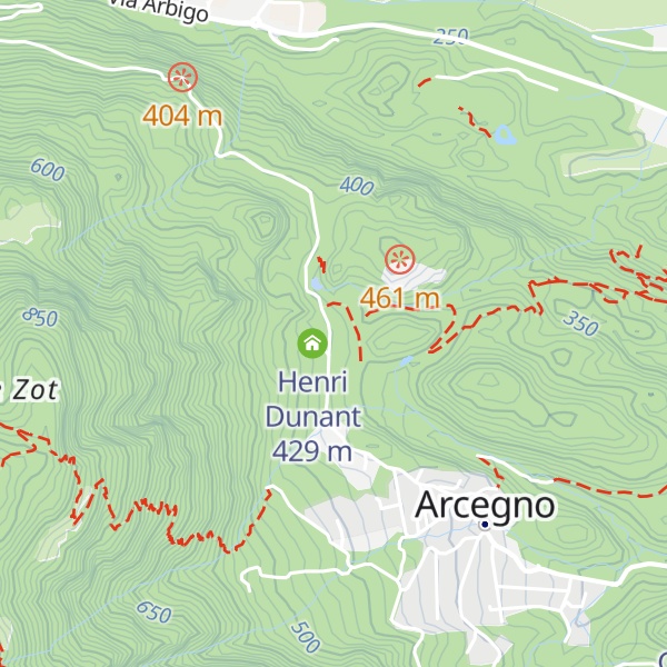 Map of Generale Guisan