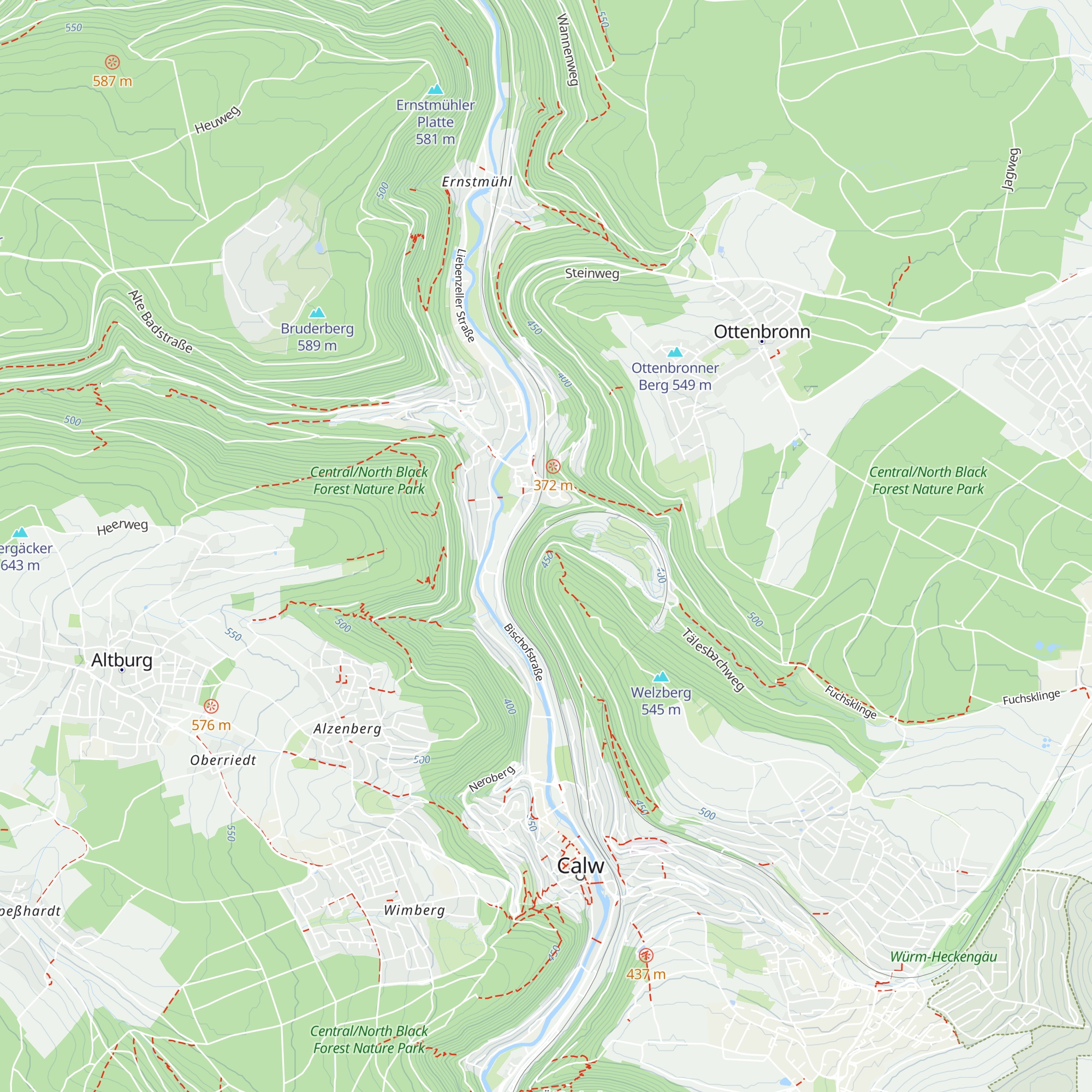 Welzberghütte map