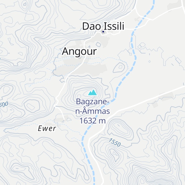 Map of Bagzane-n-Âmmas
