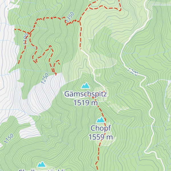 Map of Gämschspitz